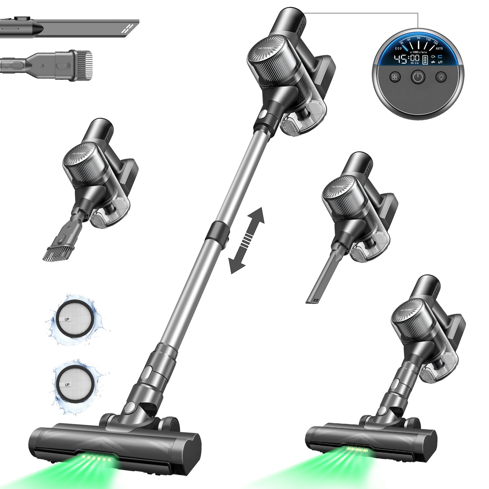 Ultenic U12 Vesla Aspirateur Balai sans Fil